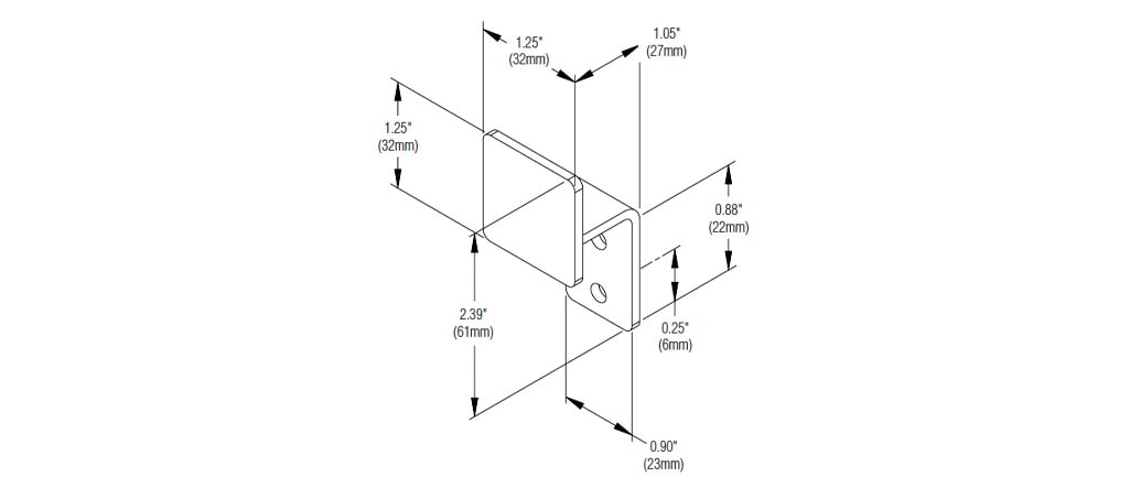 Measurement Diagram for Bradley 917-000000