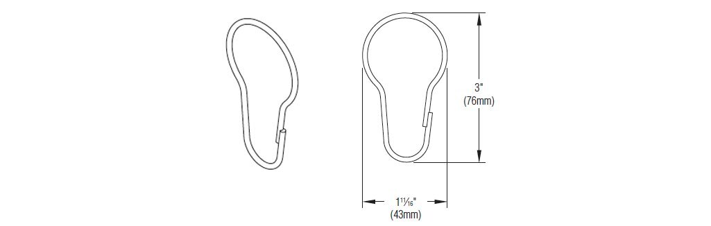 Measurement Diagram for Bradley 9536-000000