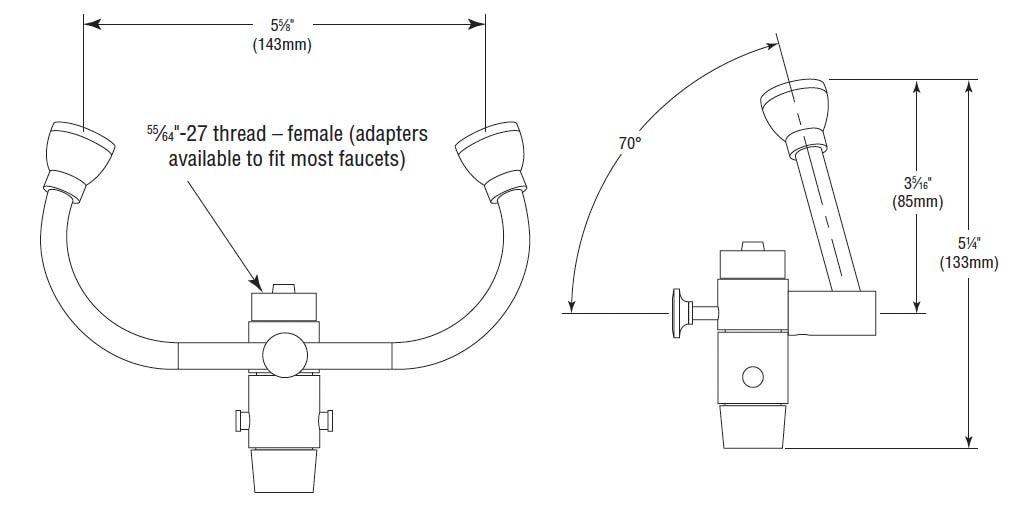 Measurement Diagram for Bradley S19-200B