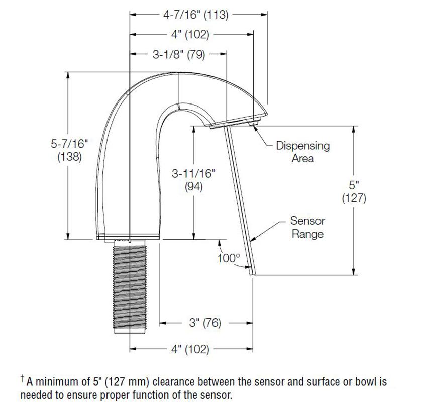 Measurements for Bradley Verge 6-3100-RFT-BR