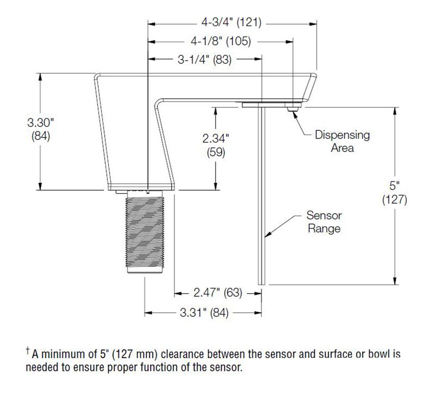 Measurements for Bradley Verge 6-3700-RLT-PC