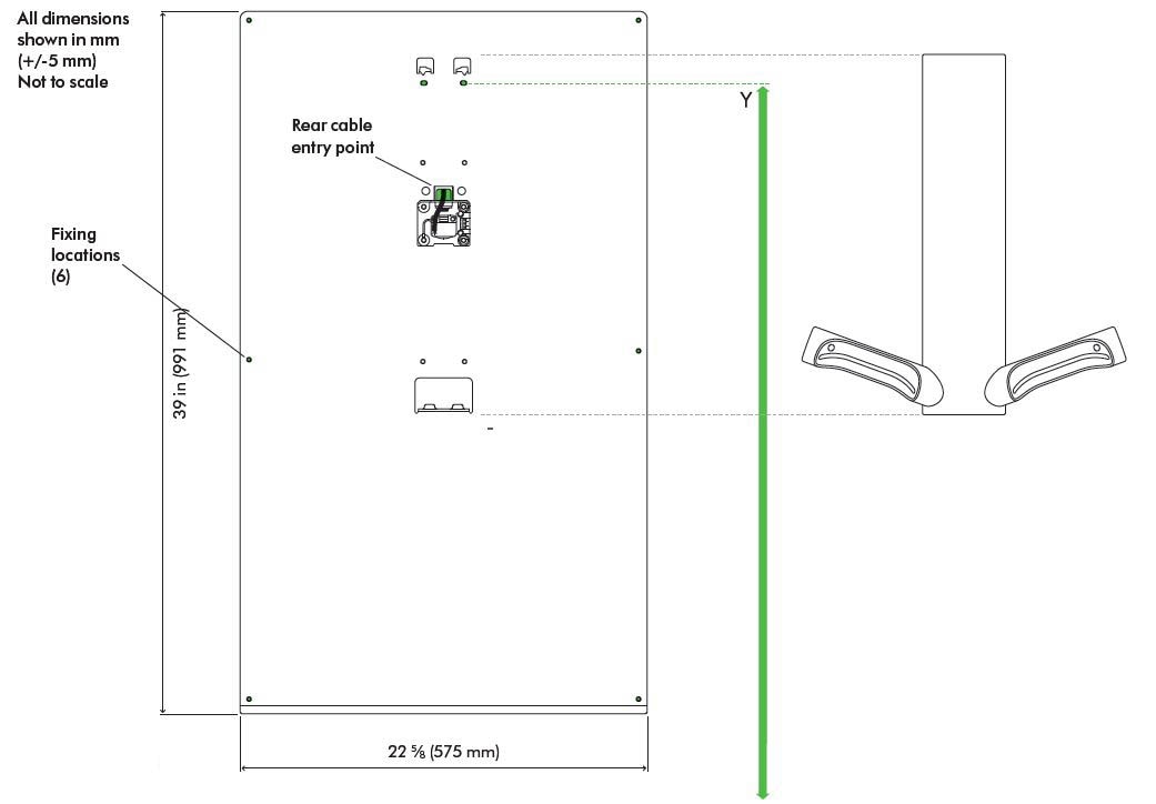 Dyson 970408-01 Measurements Diagram