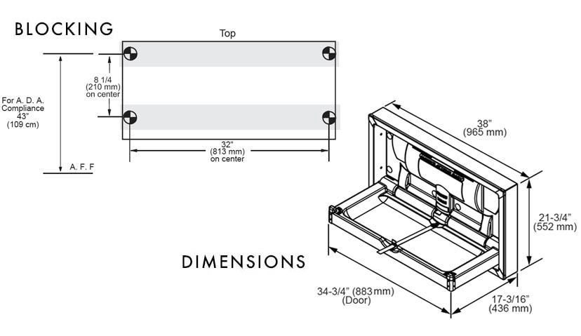 Foundations 100SSC-SM Measurement Diagram