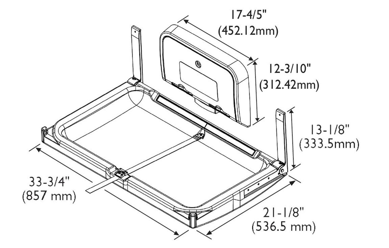 Foundations 300-EHLD Measurement Diagram