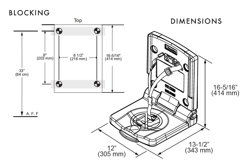 Foundations 5806086 Measurement Diagram