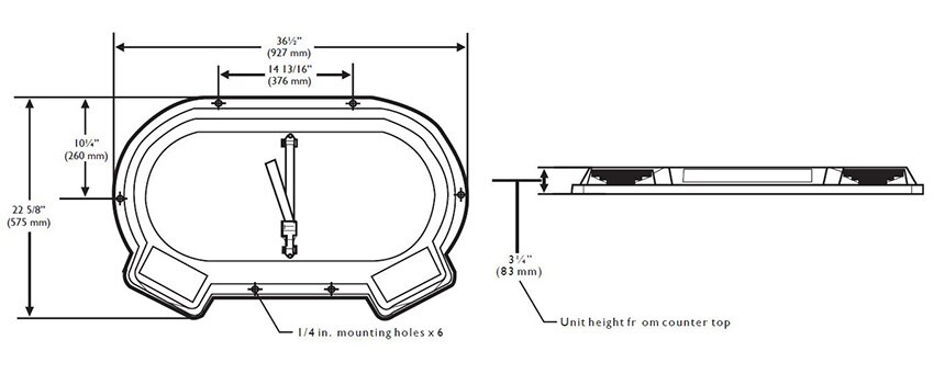 Measurements for Koala KB112-01CT