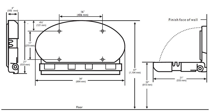 Measurements for Koala KB208-01