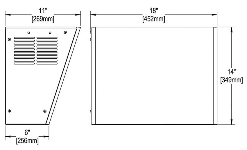 Elkay ezfmk Measurement Diagram