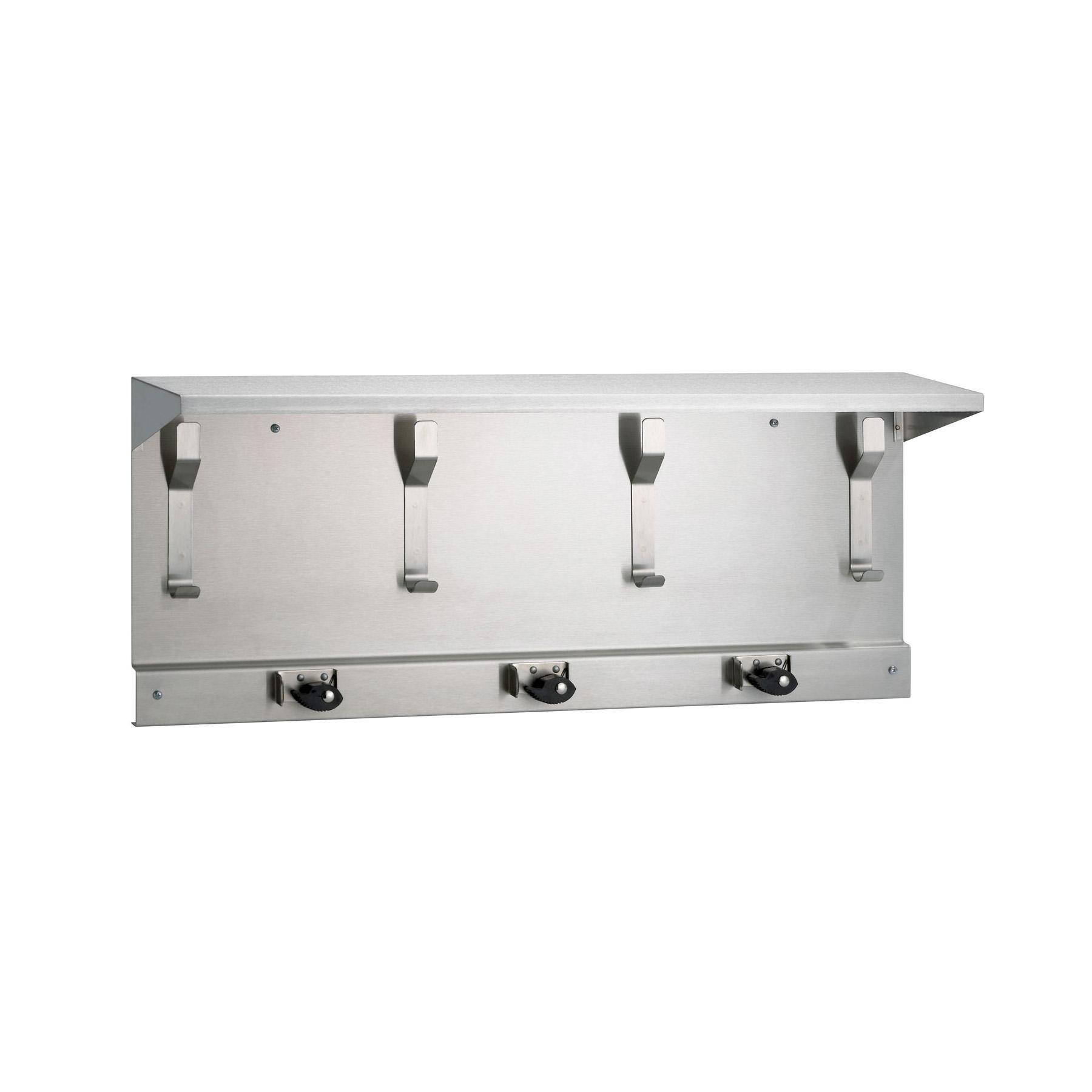 Broom holder with shelf online