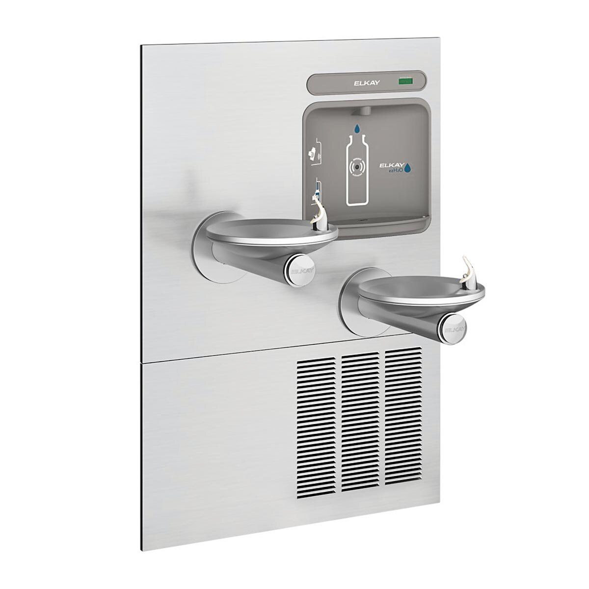 【返品不可】Elzhi Elmatic 2LP Elkay LZWSGRNM8K | In-wall Bottle Filler | Filtered, 'Green