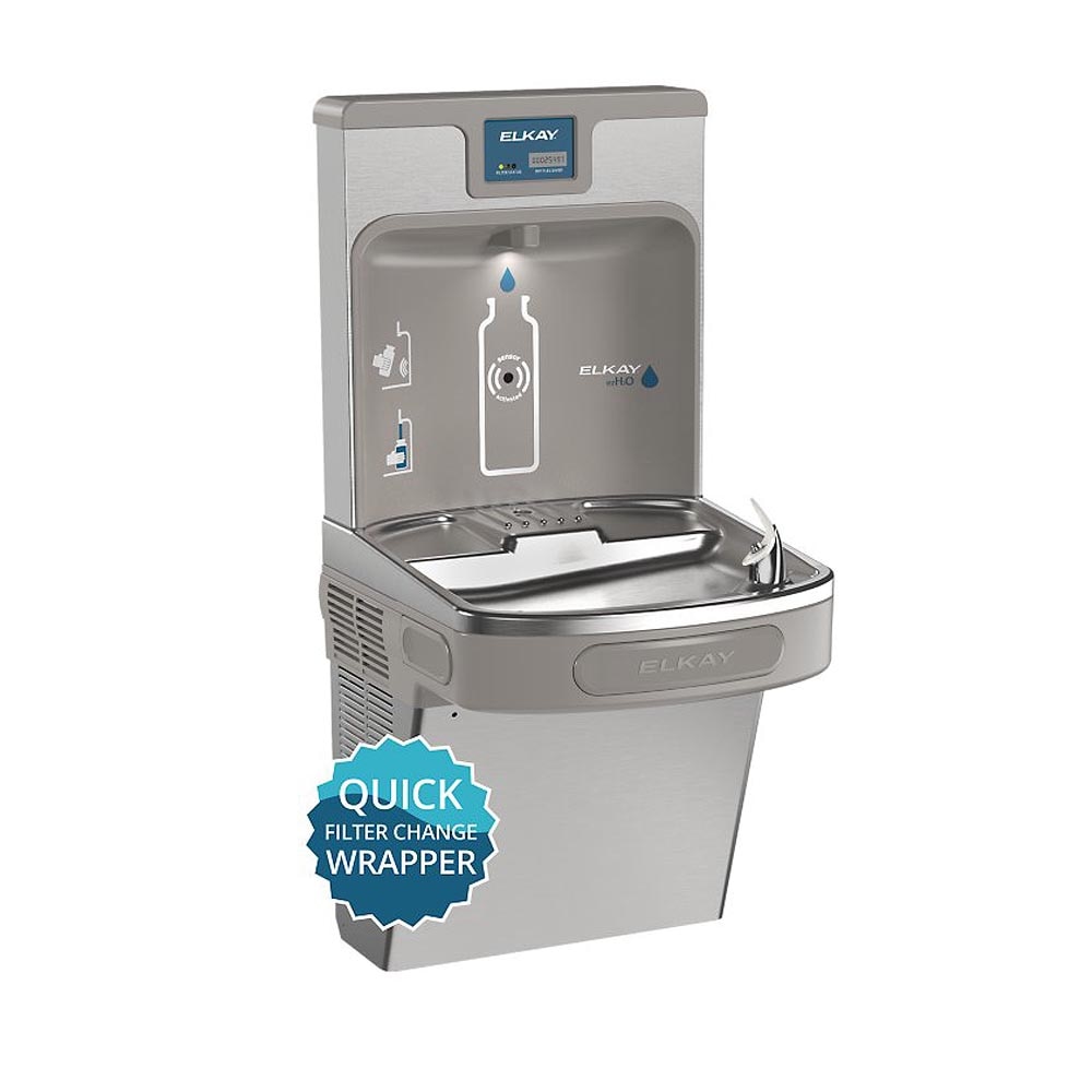 Elkay Enhanced ezH2O Bottle Filling Station & Single ADA