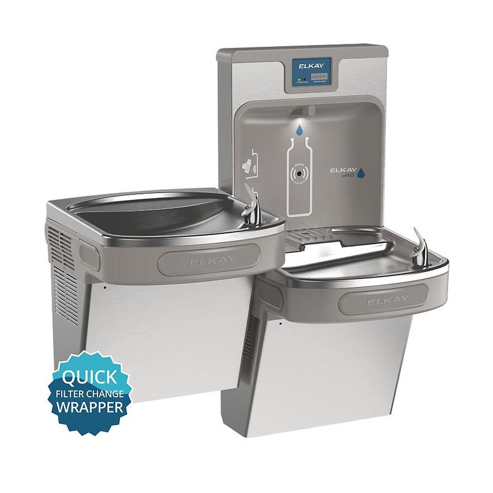 Elkay Enhanced ezH2O Bottle Filling Station & Versatile Bi