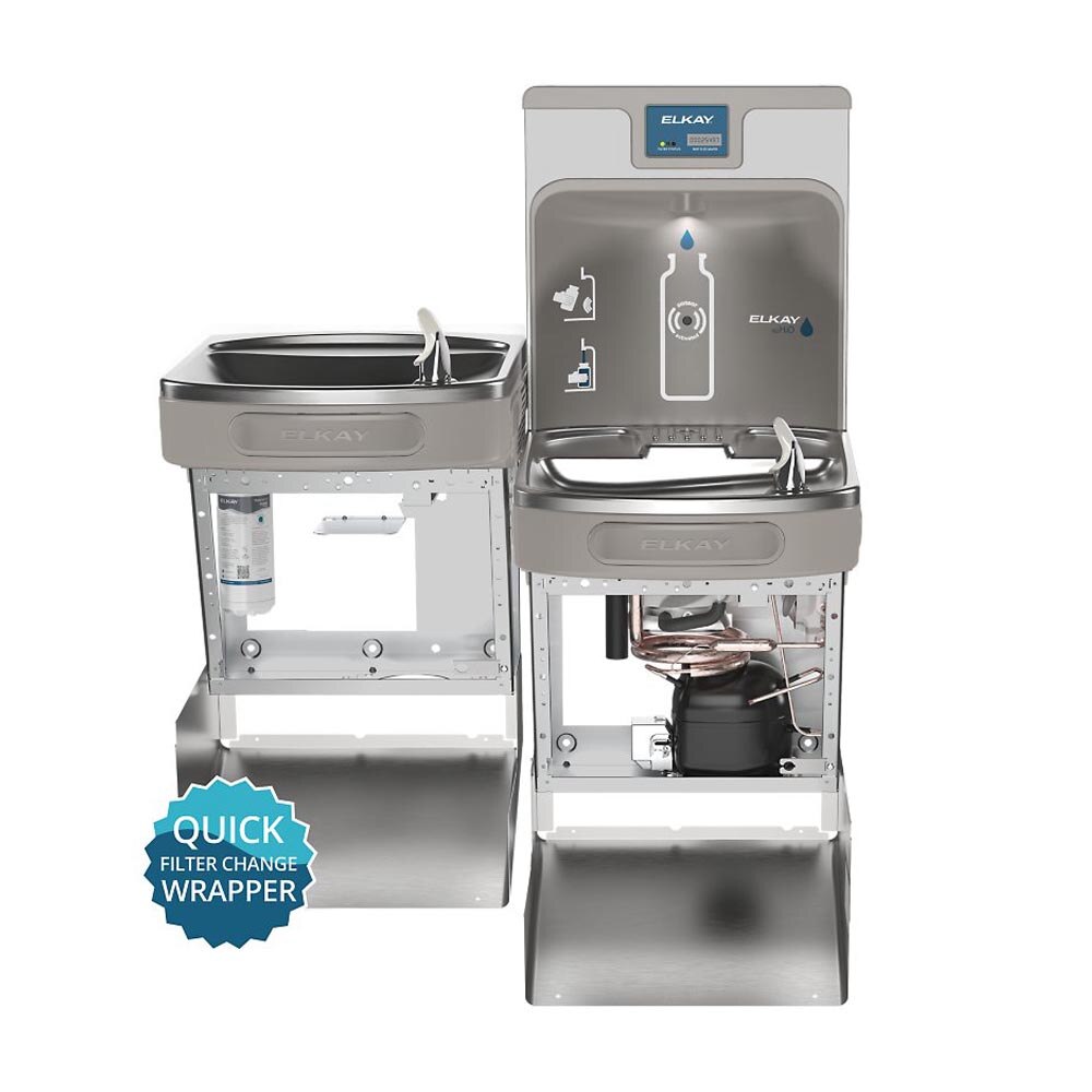 Elkay Enhanced ezH2O Bottle Filling Station & Versatile Bi