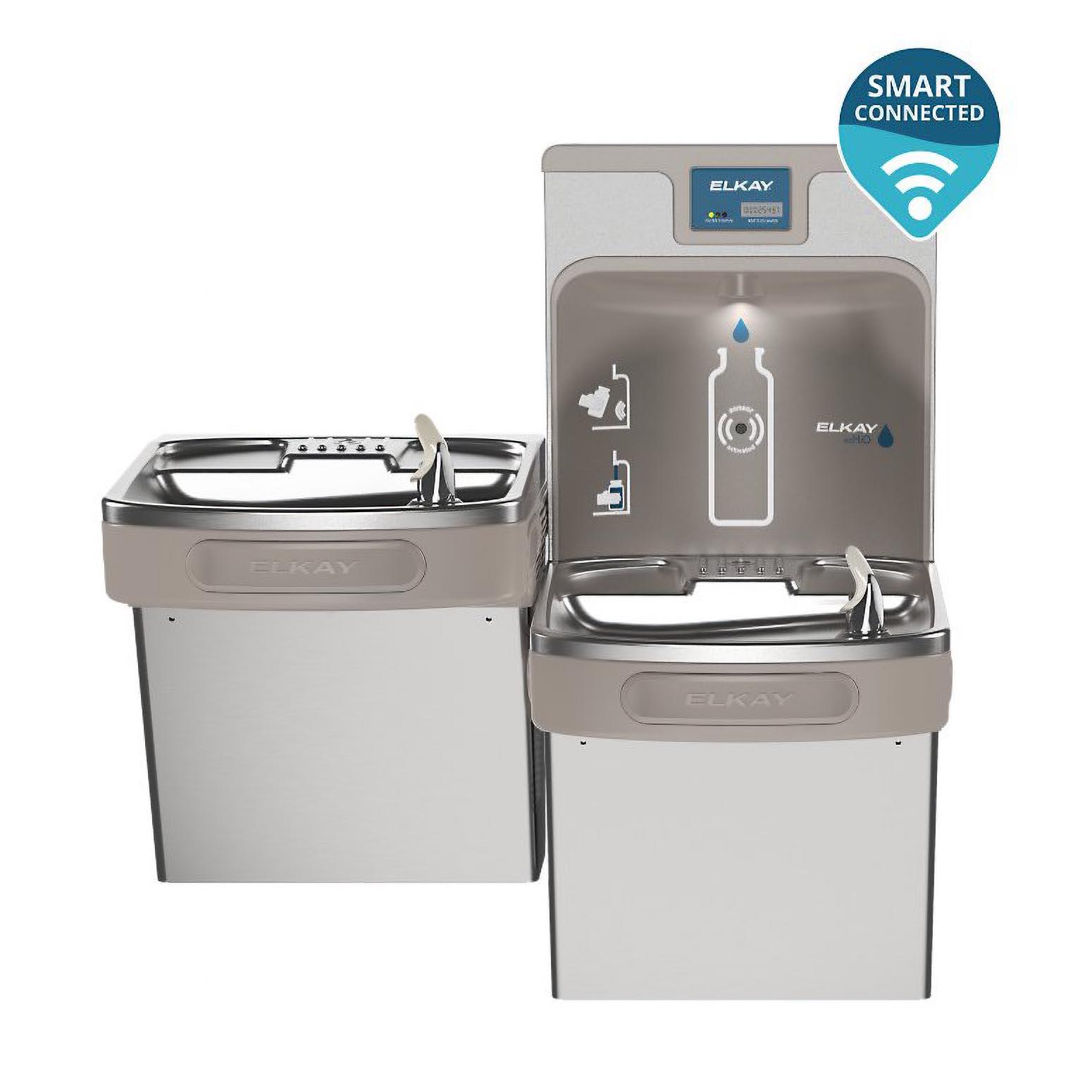 Elkay LZSTL8WSSP Bi-Level Filtered Water Cooler with
