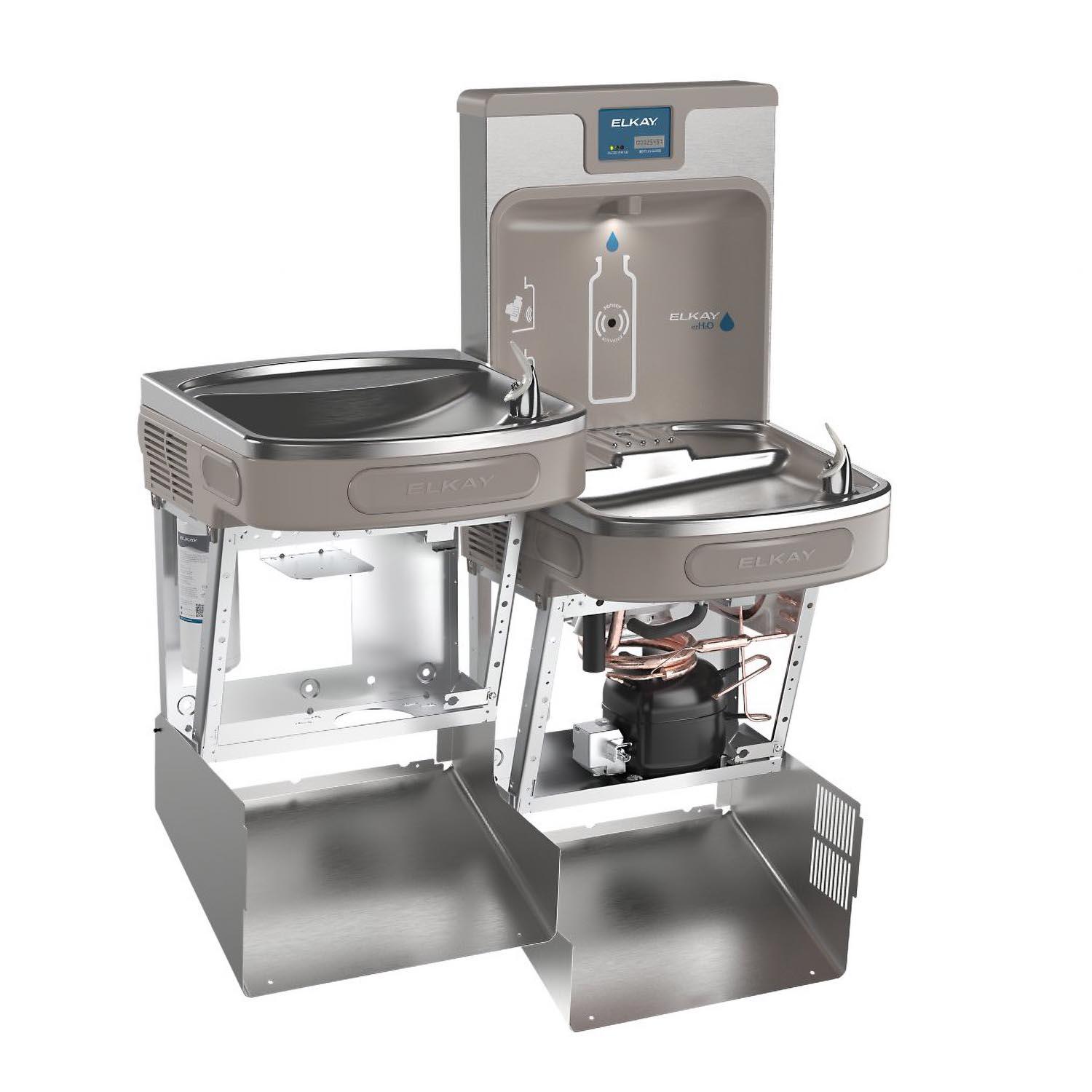 Personal Best エリオット・ア−ウィット Elkay LZSTL8WSSP Bi-Level Filtered Water Cooler with