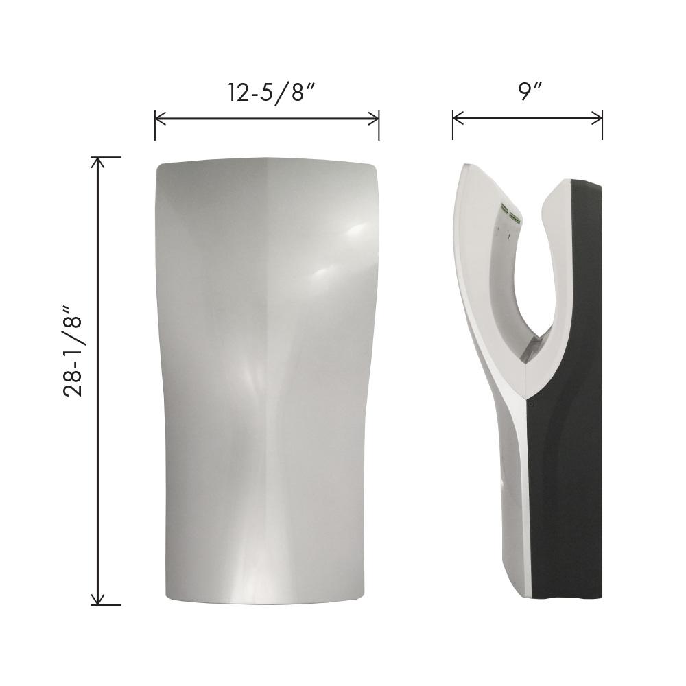 Saniflow M14ACS Measurements Diagram