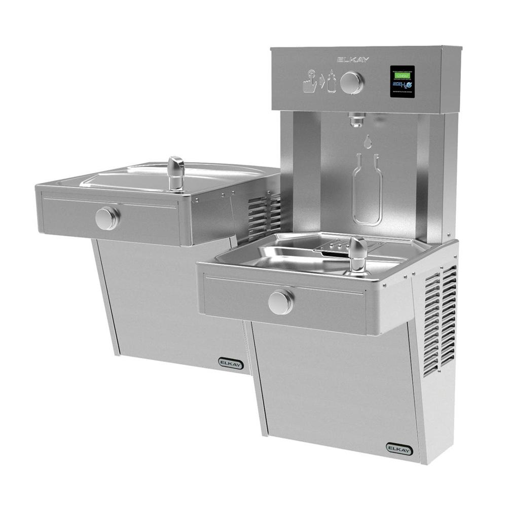 Elkay VRCTL8WSK BiLevel ADA Water Fountain & Bottle Filler Berl